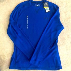 Under Armour Men’s large waffle weave long sleeve shirt. Cold gear.